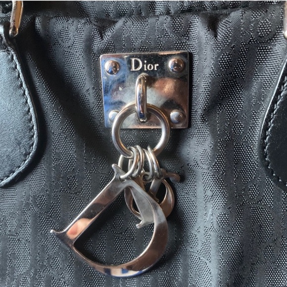 Dior Diorissimo Nylon Black Pocolon Shoulder Bag - Picture 4 of 8
